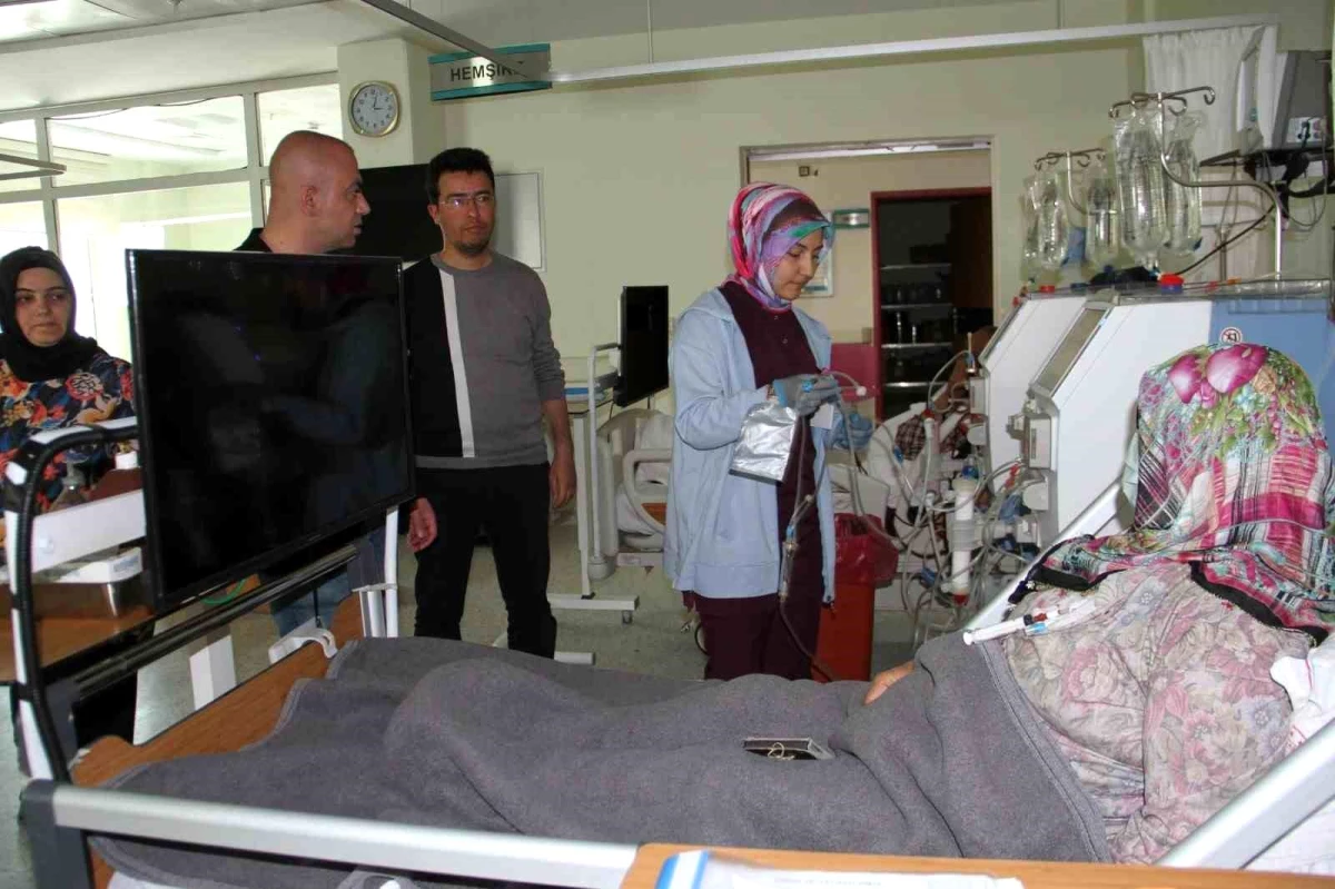 Sivas Gürün Devlet Hastanesi Diyaliz Ünitesinde Hastalara Televizyon Hizmeti