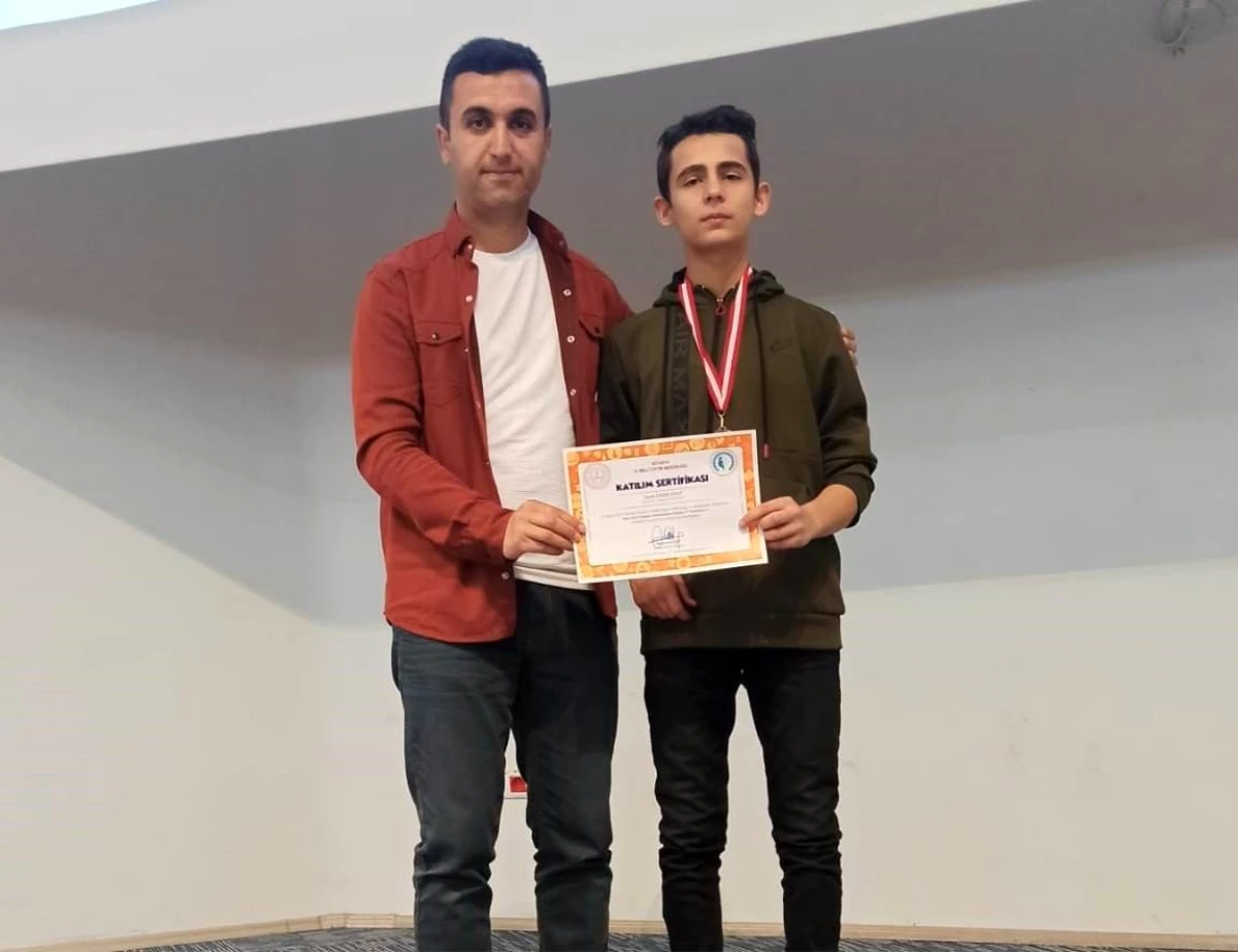 Hisarcık ilçesi öğrencisi Ömer Önlü Zeka Oyunları Turnuvasında il üçüncüsü oldu