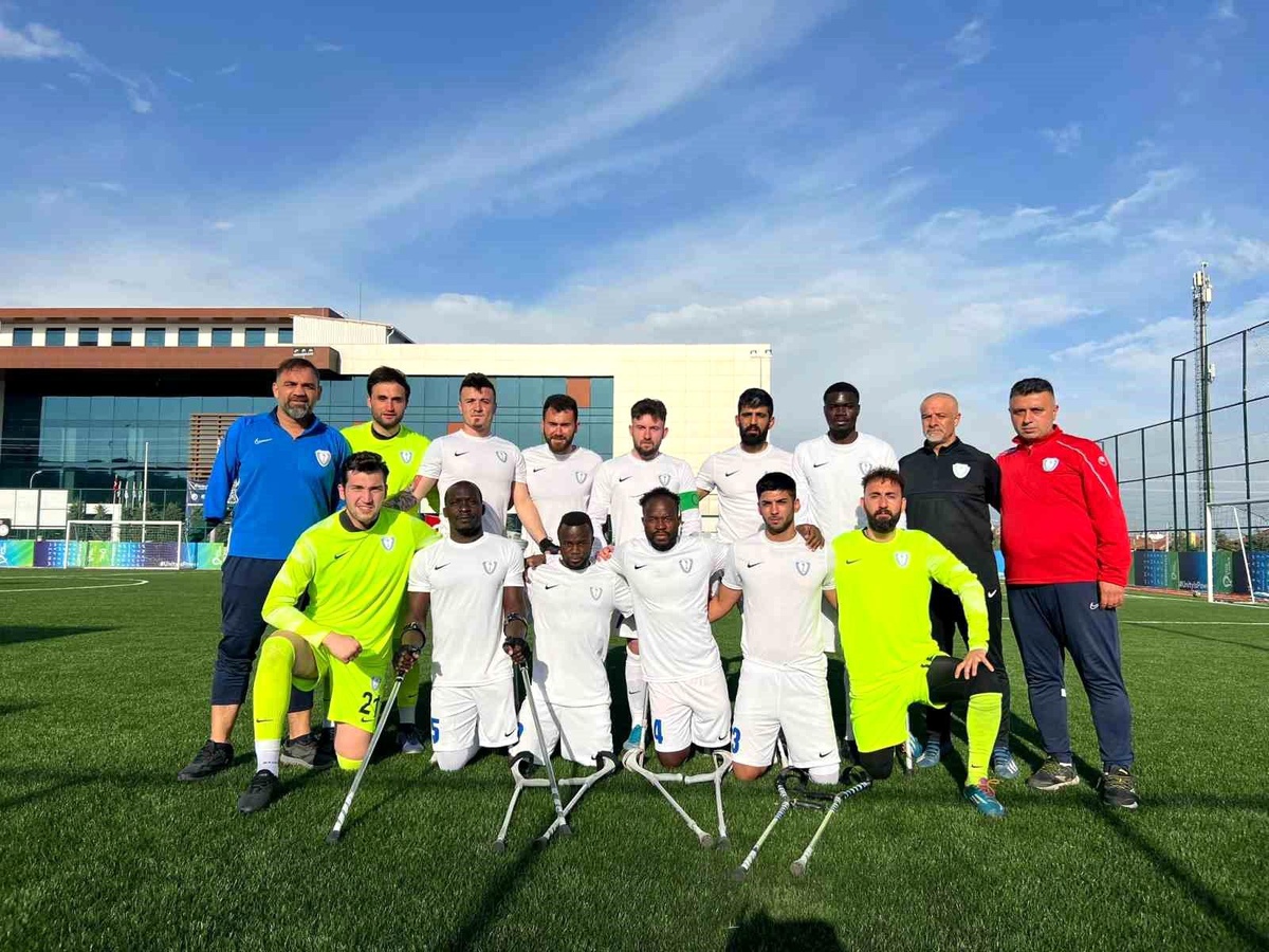 Şahinbey Belediye Ampute Futbol Takımı Ortahisar Belediye Spor\'u 3-1 Mağlup Etti