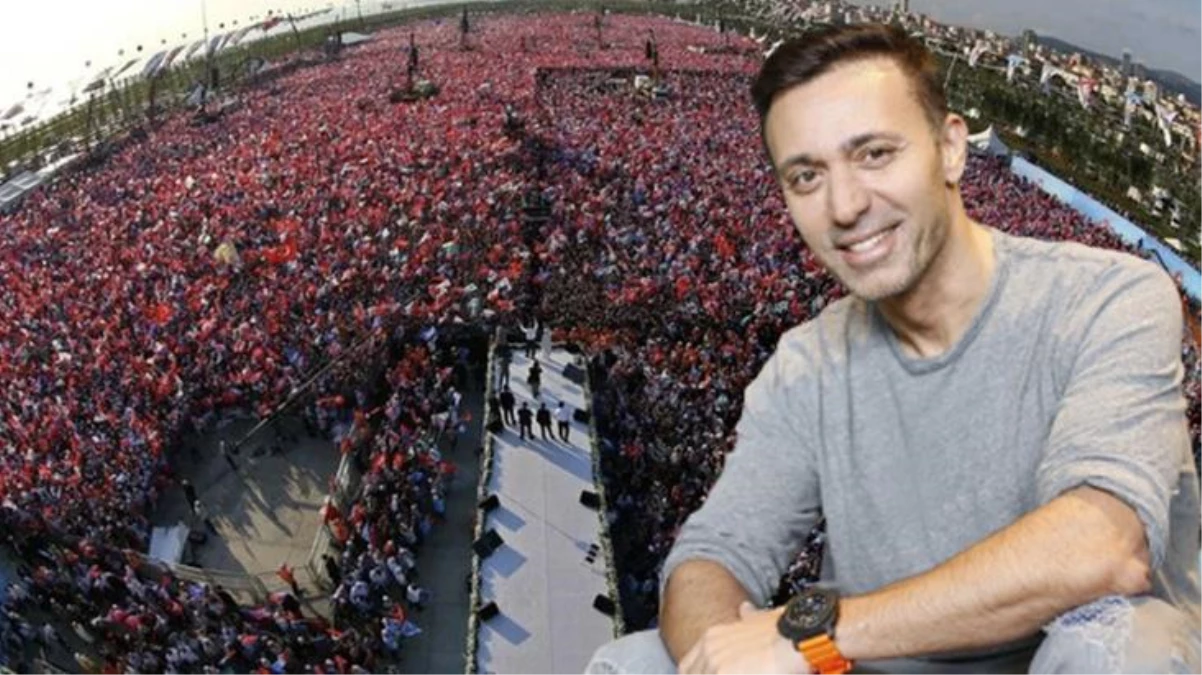 Ünlü şarkıcı Mustafa Sandal, 2014\'teki Erdoğan mitingini Millet İttifakı\'nın İstanbul mitingi diye paylaştı