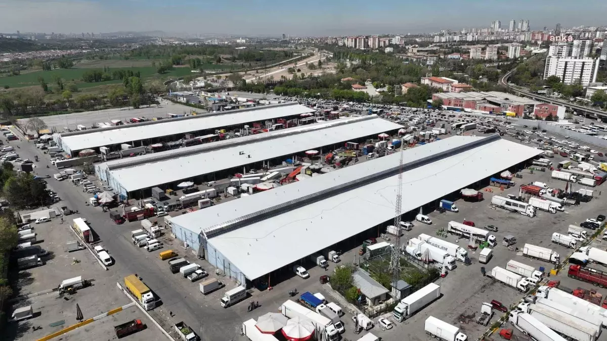 Ankara Sebze ve Meyve Toptancı Hali\'nde çatı yenileme ve tadilat çalışmaları tamamlandı
