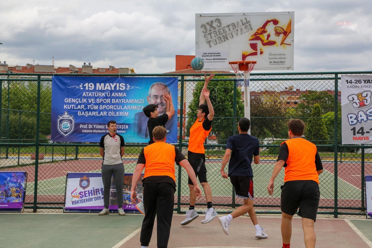 Eskişehir\'de 19 Mayıs 3x3 Sokak Basketbolu Şenliği başlıyor
