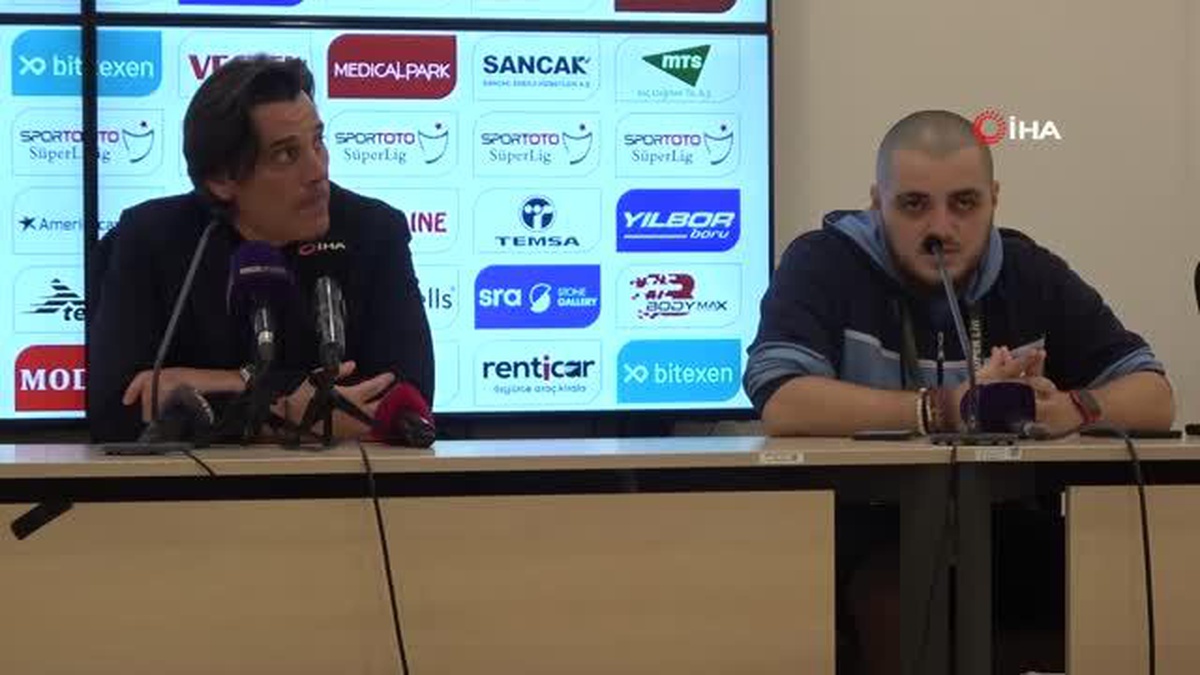 Montella: Oyuncu grubumuzla gurur duyuyorum