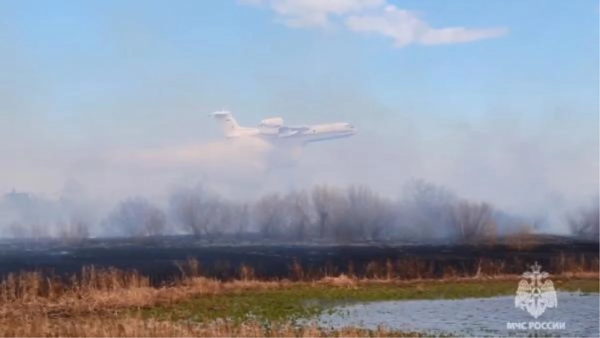 Rusya\'nın güneybatısında orman yangını çıktı
