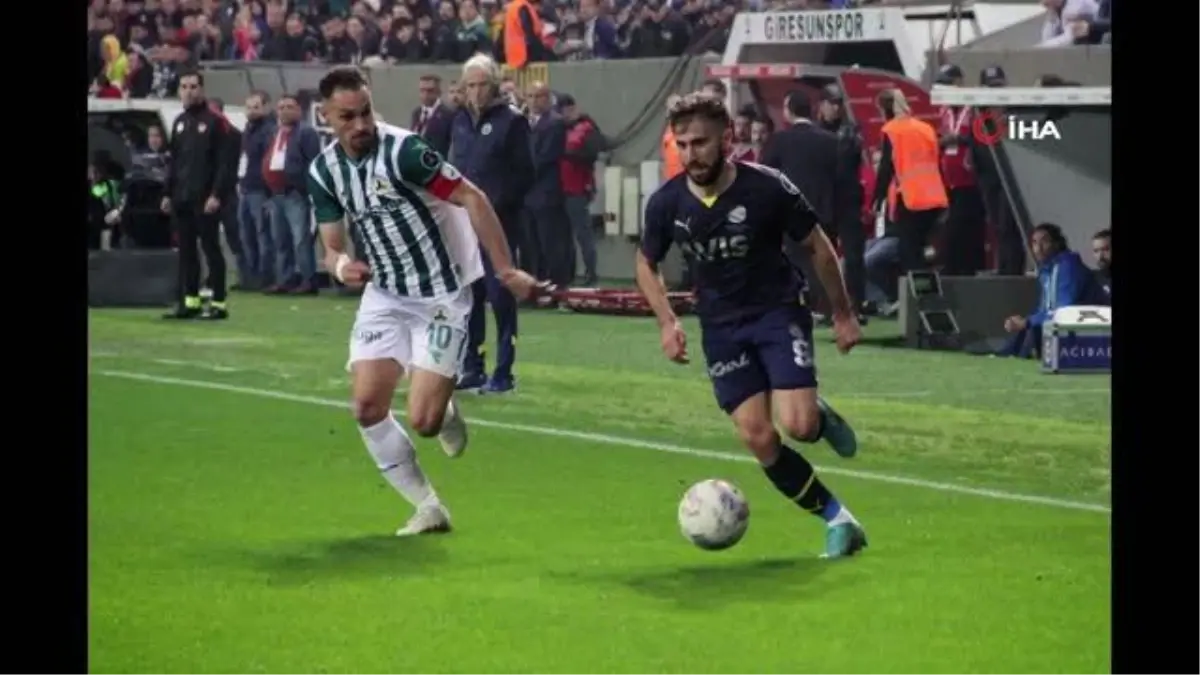 Spor Toto Süper Lig: Giresunspor: 1 - Fenerbahçe: 1 (Maç sonucu)