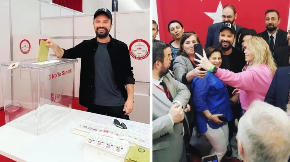 Şarkıcı Tarkan, 14 Mayıs seçimleri için Almanya\'da oyunu kullandı