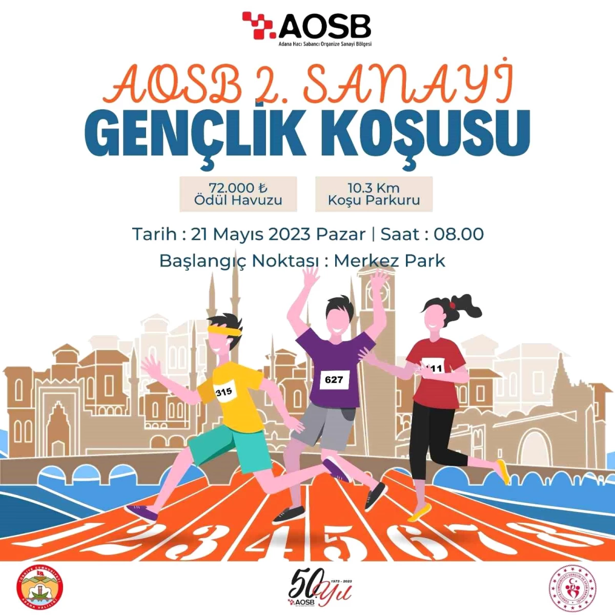 AOSB 2. Sanayi Gençlik Koşusu 21 Mayıs\'ta yapılacak