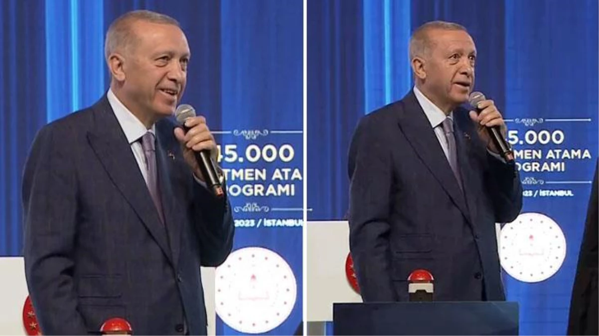 Atama törenine damga vuran an! Cumhurbaşkanı Erdoğan balkondan seslenenleri duyunca espriyi patlattı