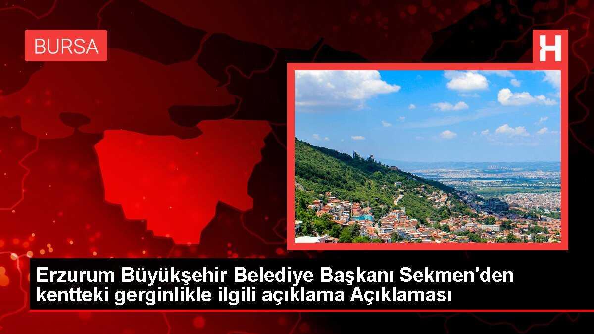 Erzurum'da İmamoğlu'nun ziyareti sırasında gerginlik yaşandı