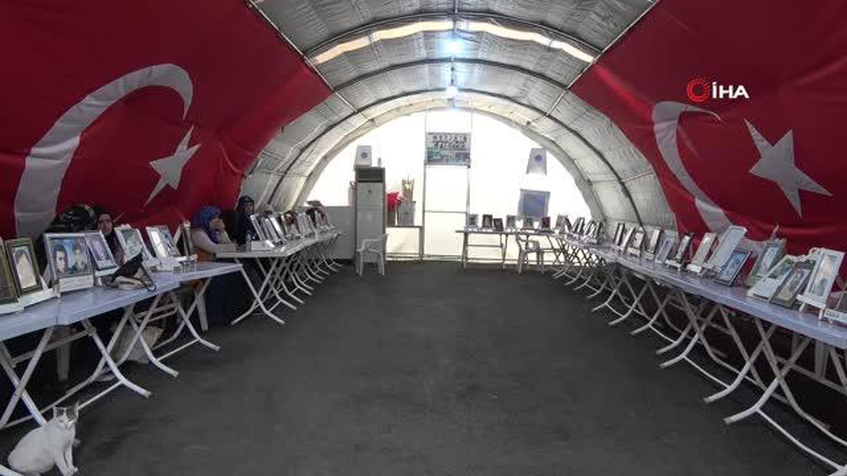 HDP önünde evlat nöbeti tutan anne: Evlatlarımızın üzerinden pis elinizi çekin