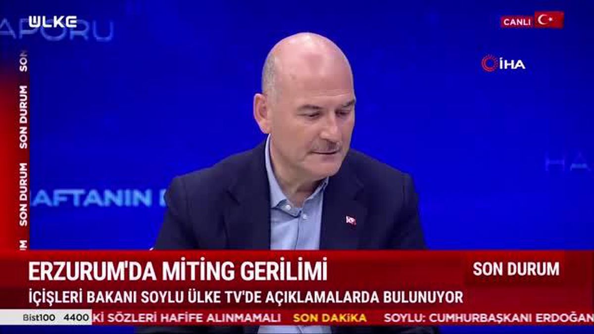 İçişleri Bakanı Soylu: Bugün Türkiye siyasi hayatının en kalabalık mitingi gerçekleşti
