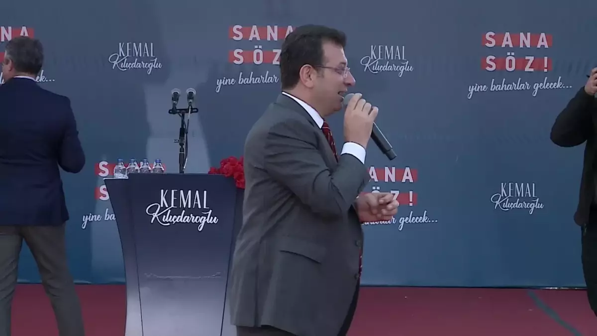 İmamoğlu ve Kılıçdaroğlu Adana\'da Miting Düzenledi