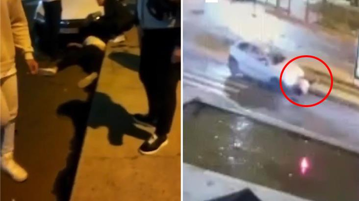 İstanbul\'daki kazada yola fırlayan sürcü kendi kullandığı aracın altında kaldı! O anları kameralar anbean kaydetti