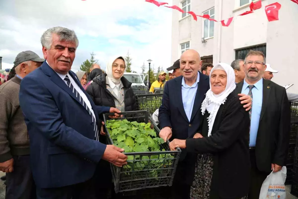 Keçiören Belediyesi, çiftçilere ücretsiz sebze fidesi dağıttı