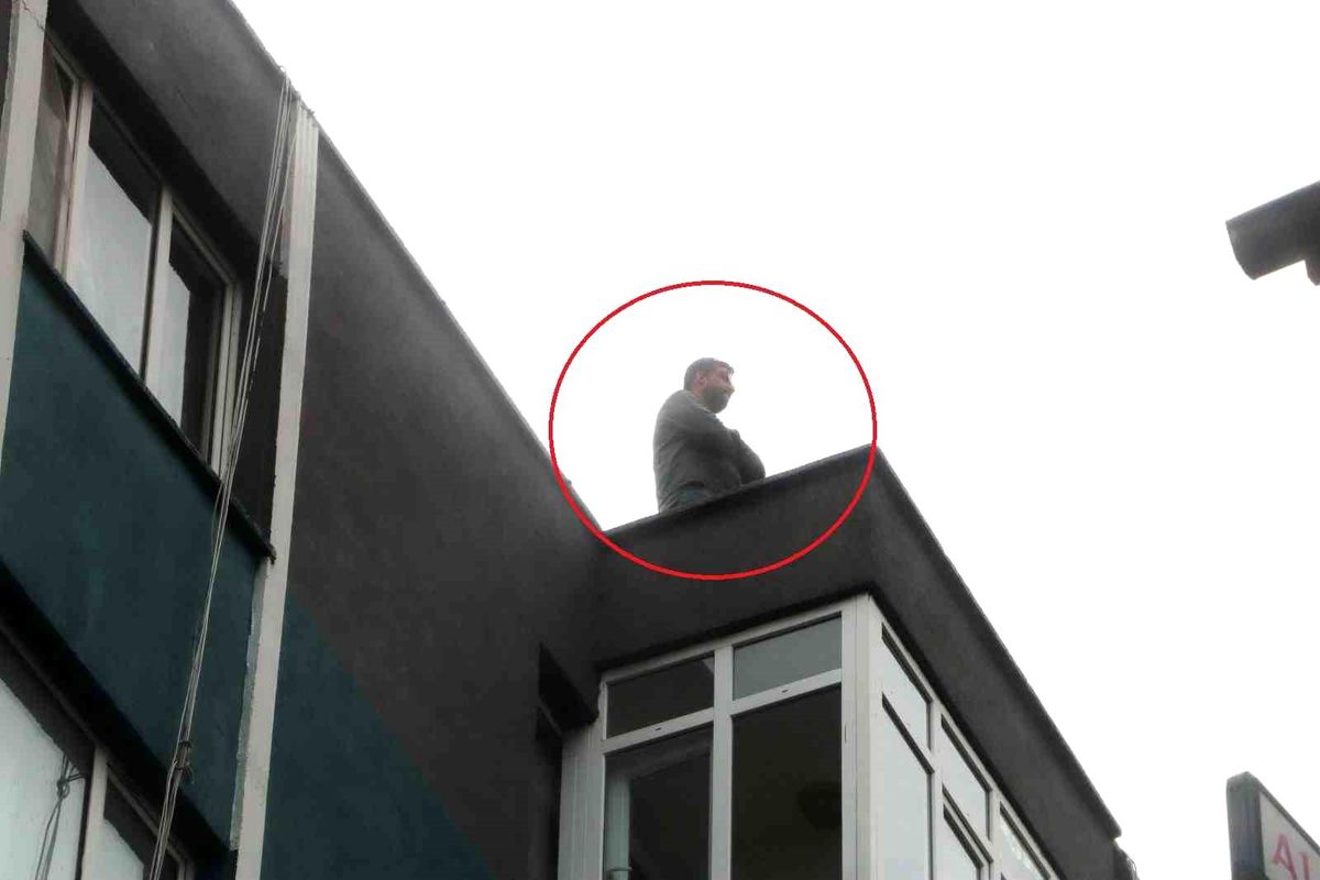 Samsunda intihara kalkışan kişi polis tarafından ikna edildi