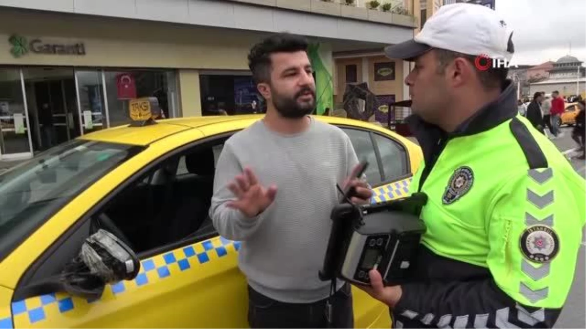 Taksi şoförü taksimetreyi açmadı turistten 2 bin 750 lira para istedi