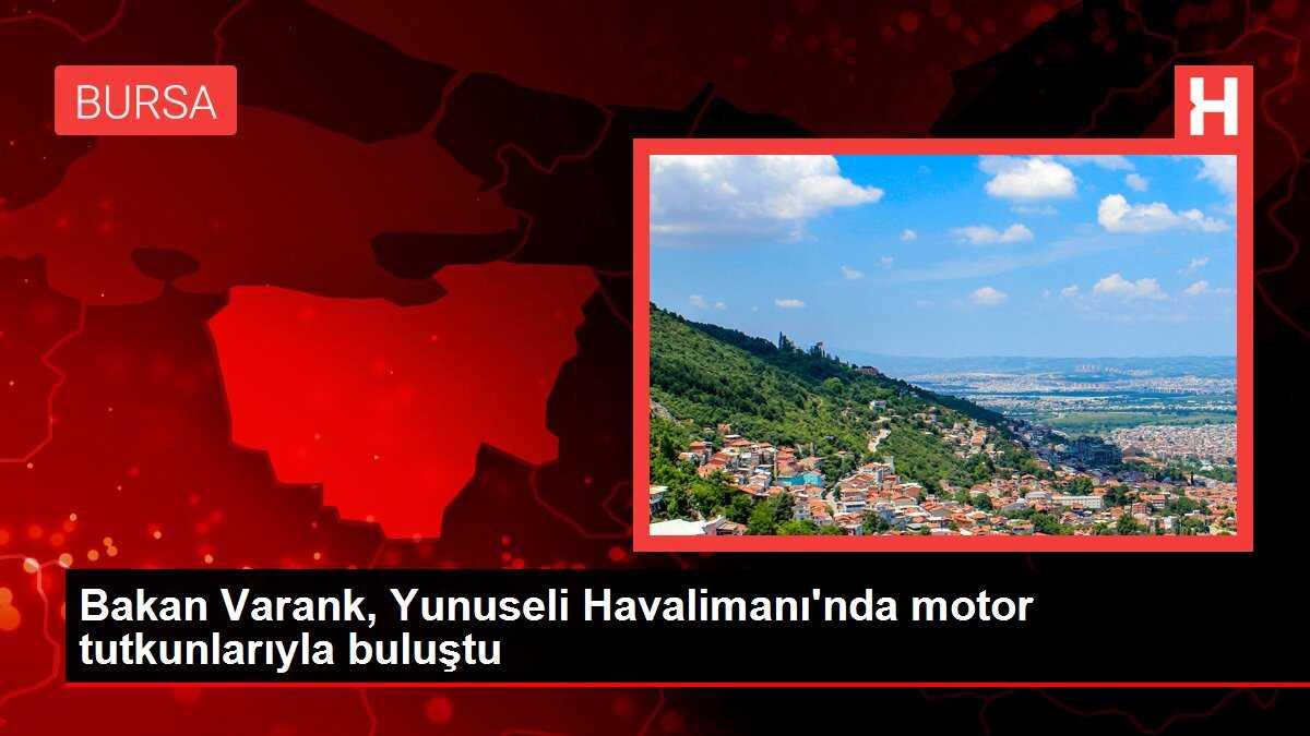 Sanayi ve Teknoloji Bakanı Mustafa Varank, Yunuseli Havalimanı'nda motor tutkunlarıyla buluştu