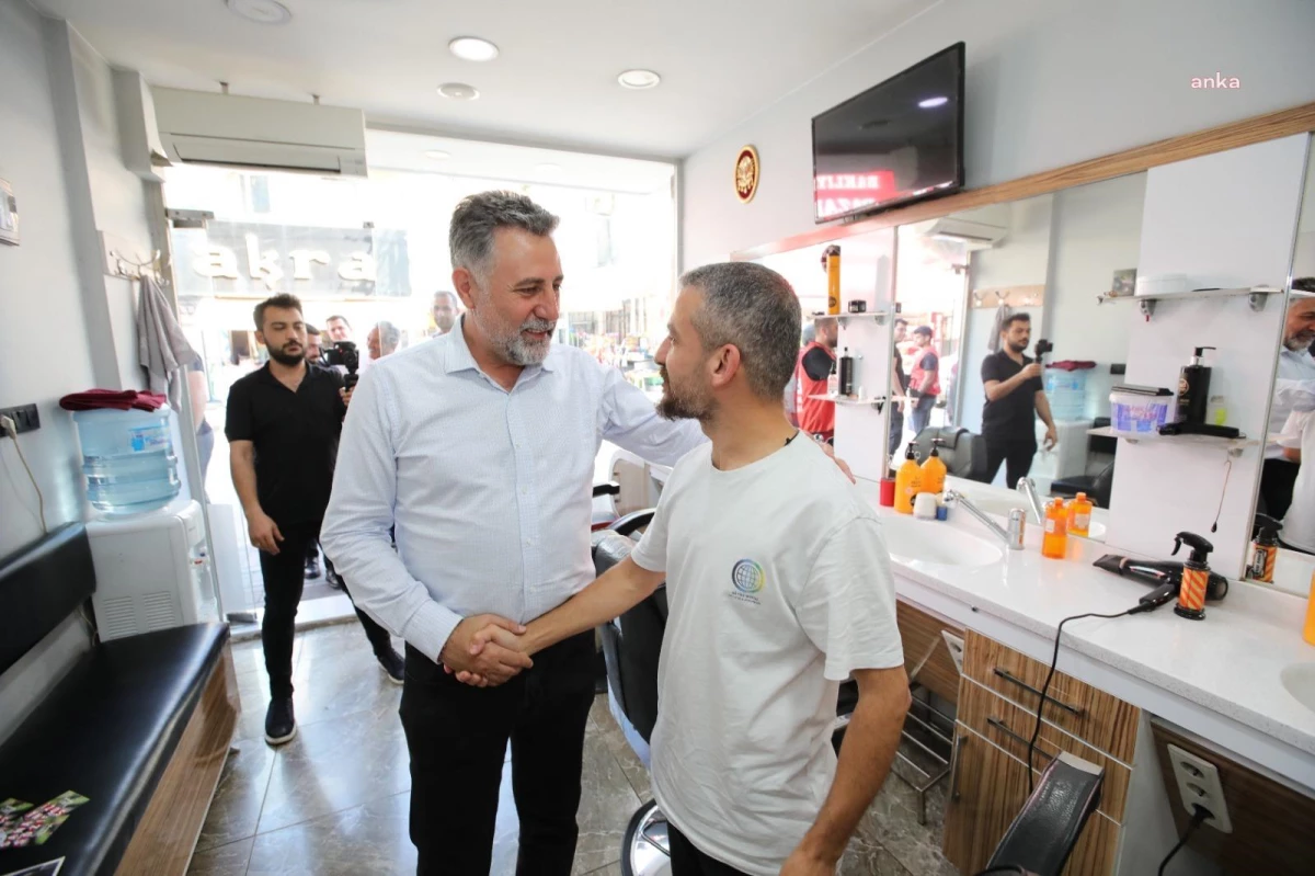 Bayraklı Belediye Başkanı Serdar Sandal Mahalle Ziyaretlerine Devam Ediyor