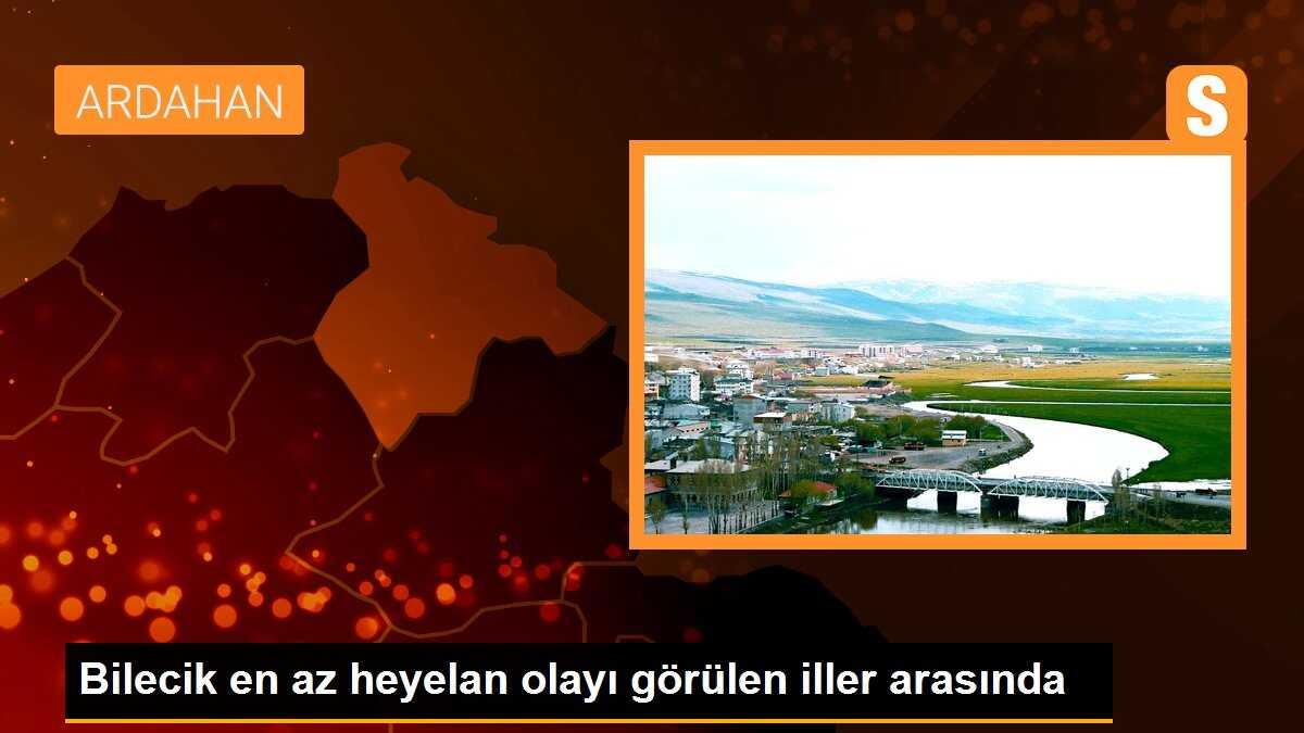 Bilecik, Türkiye\'de en az heyelan olayı gözlenen iller arasında
