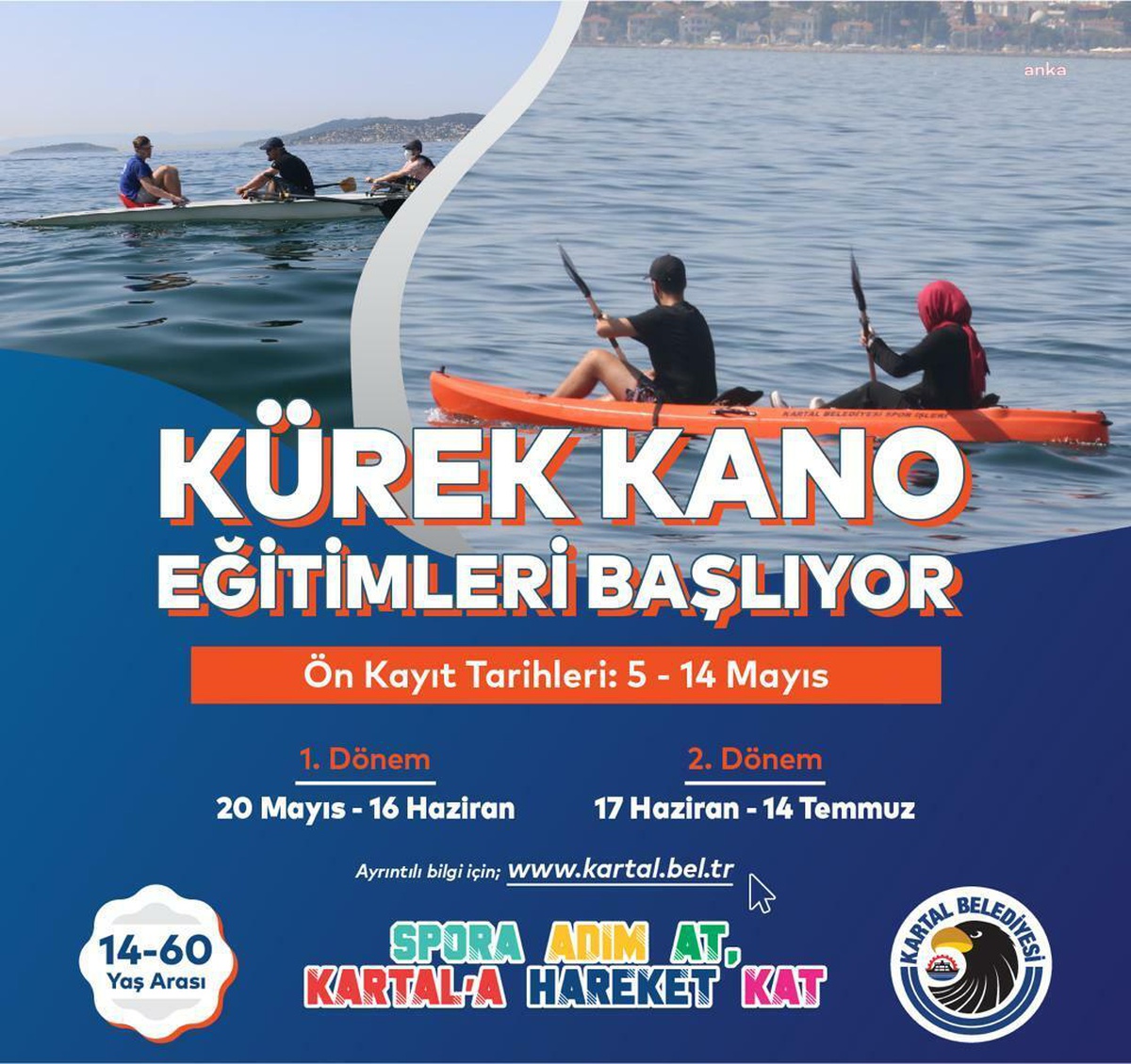 Kartal Belediyesi Dragos\'ta Su Sporları Eğitimleri Başlatıyor