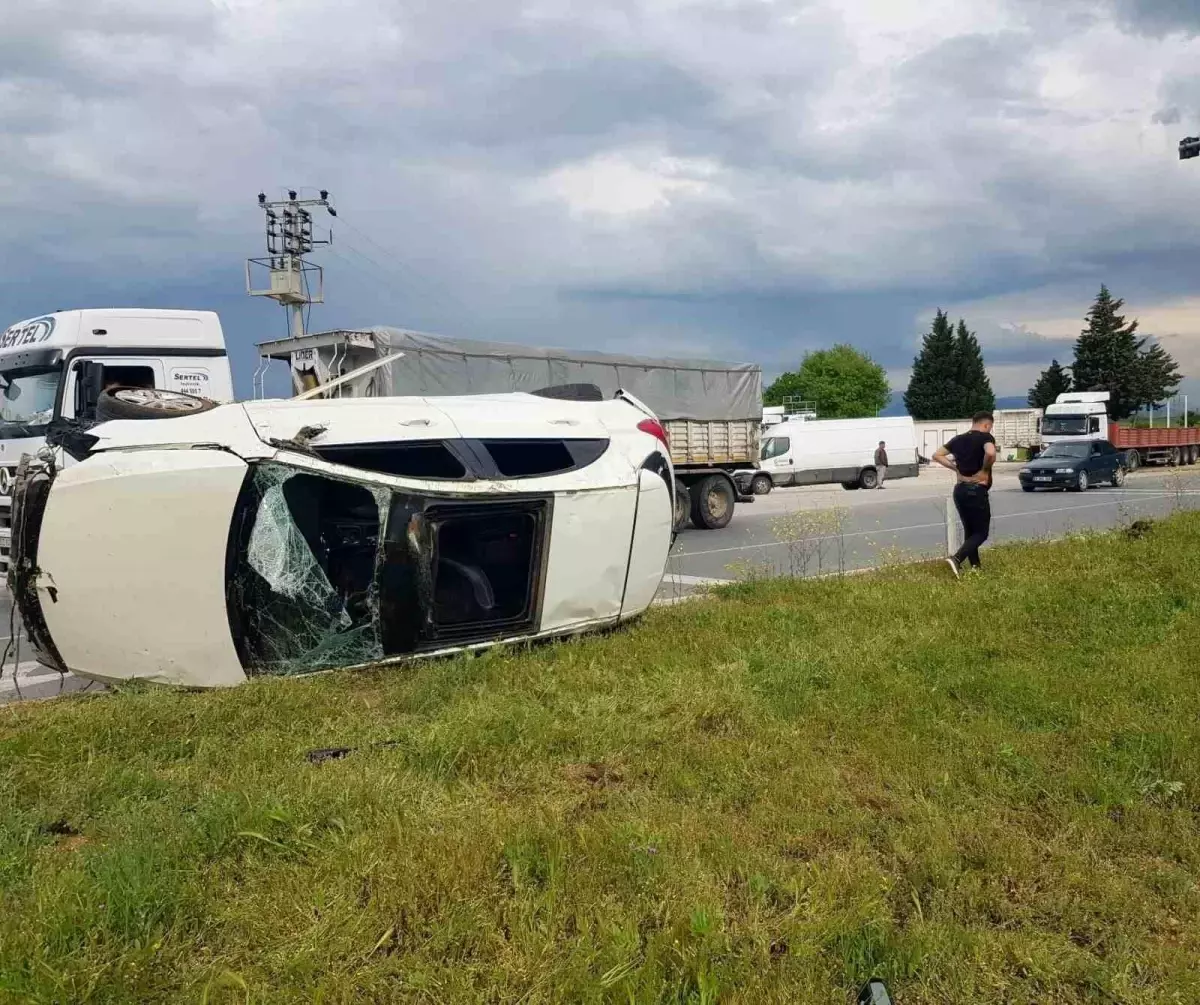 Denizlide takla atan otomobilde hayatını kaybeden genç esnaf