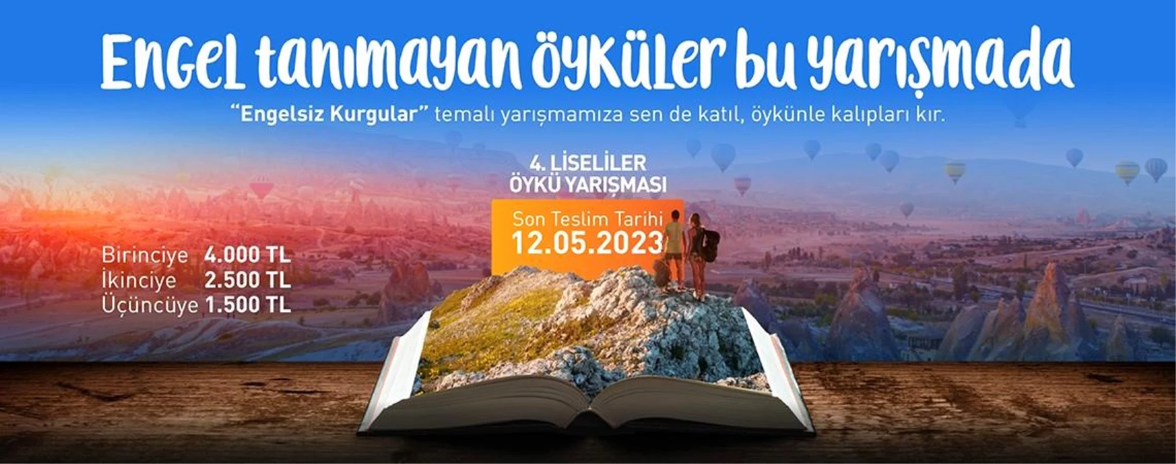 Kapadokya Üniversitesi Engelsiz Kurgular Konulu Öykü Yazma Yarışması Başlıyor