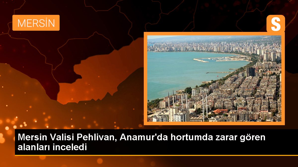 Mersin Valisi Ali Hamza Pehlivan Anamur\'da Hortum Zararlarını İnceledi