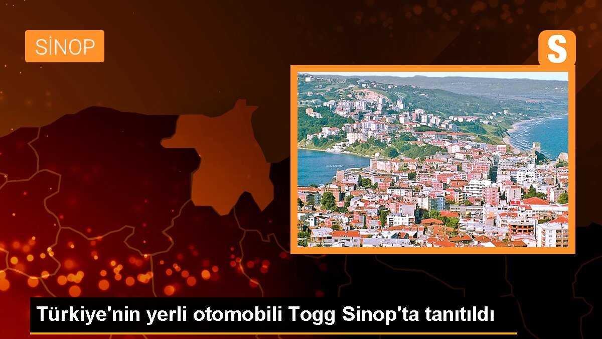 Türkiye\'nin yerli otomobili Togg\'un Sinop\'ta tanıtımı yapıldı