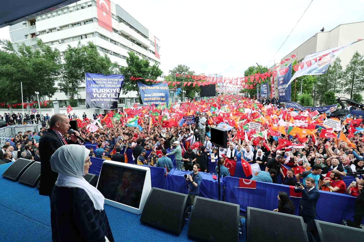Cumhurbaşkanı Erdoğan Batman\'da konuştu