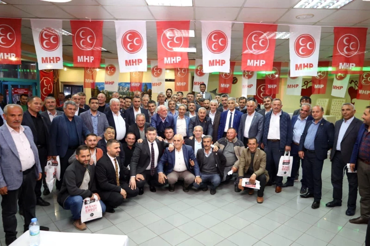 MHP Milletvekili Baki Ersoy, Develi muhtarlarına yemek programı düzenledi