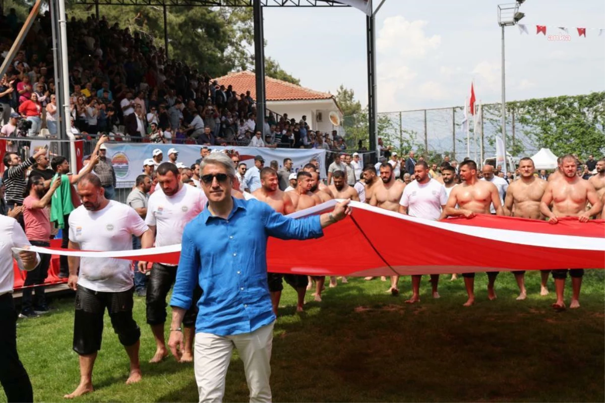 Marmaris Yağlı Güreşleri\'nde Ali Gürbüz altın kemerin sahibi oldu