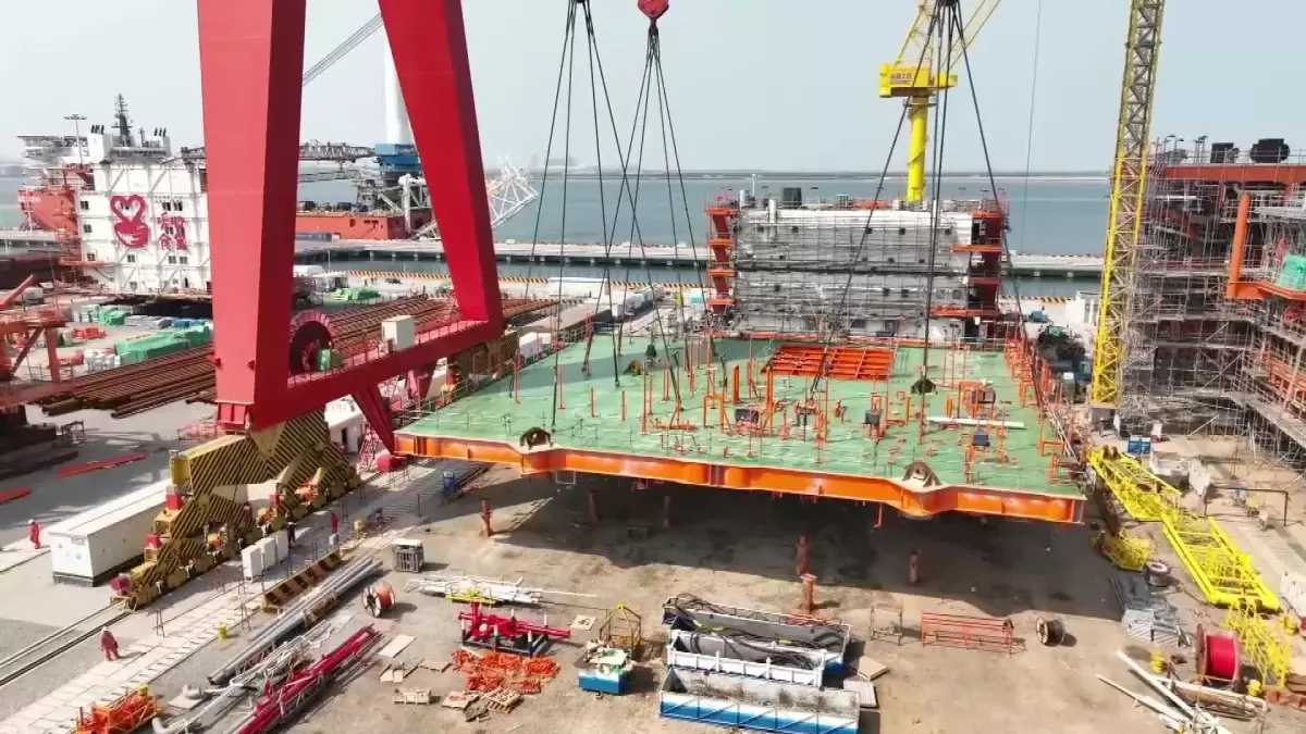 Bozhong 19-6 Gaz Kondensatı Sahası Faz I Projesinin Ana Yapısı Tamamlandı