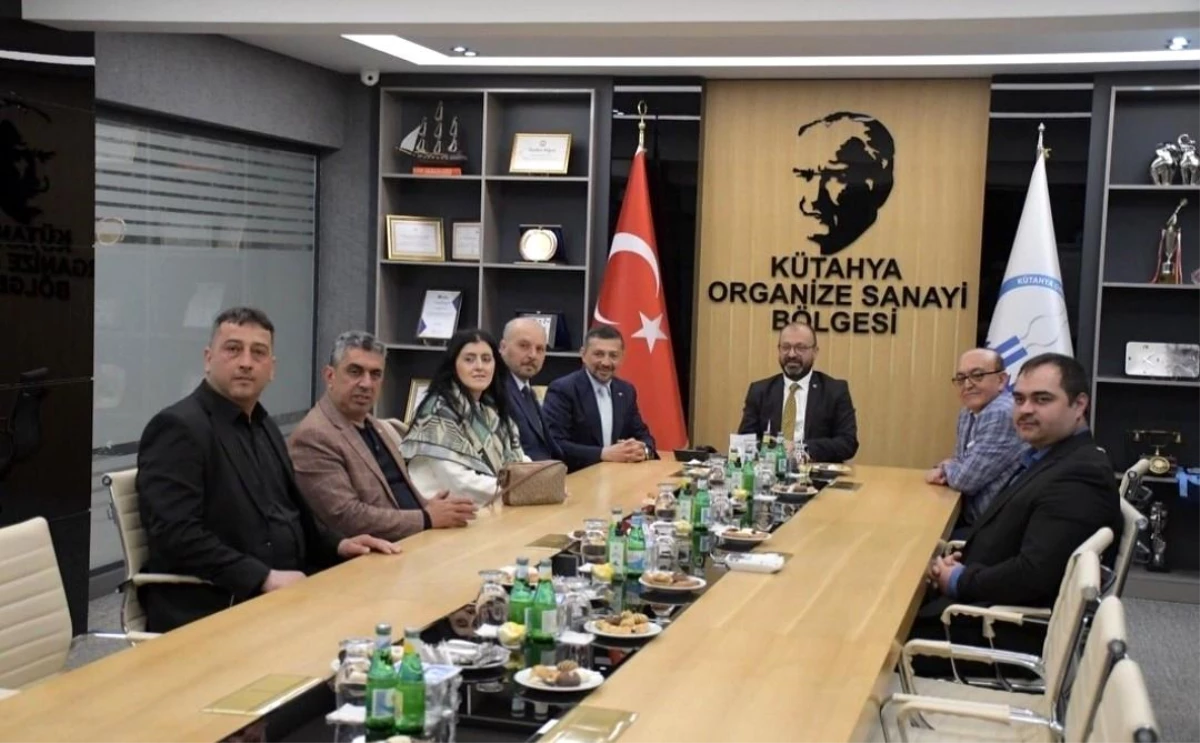 MHP Kütahya Milletvekili Ahmet Erbaş, OSB yönetimini ziyaret etti