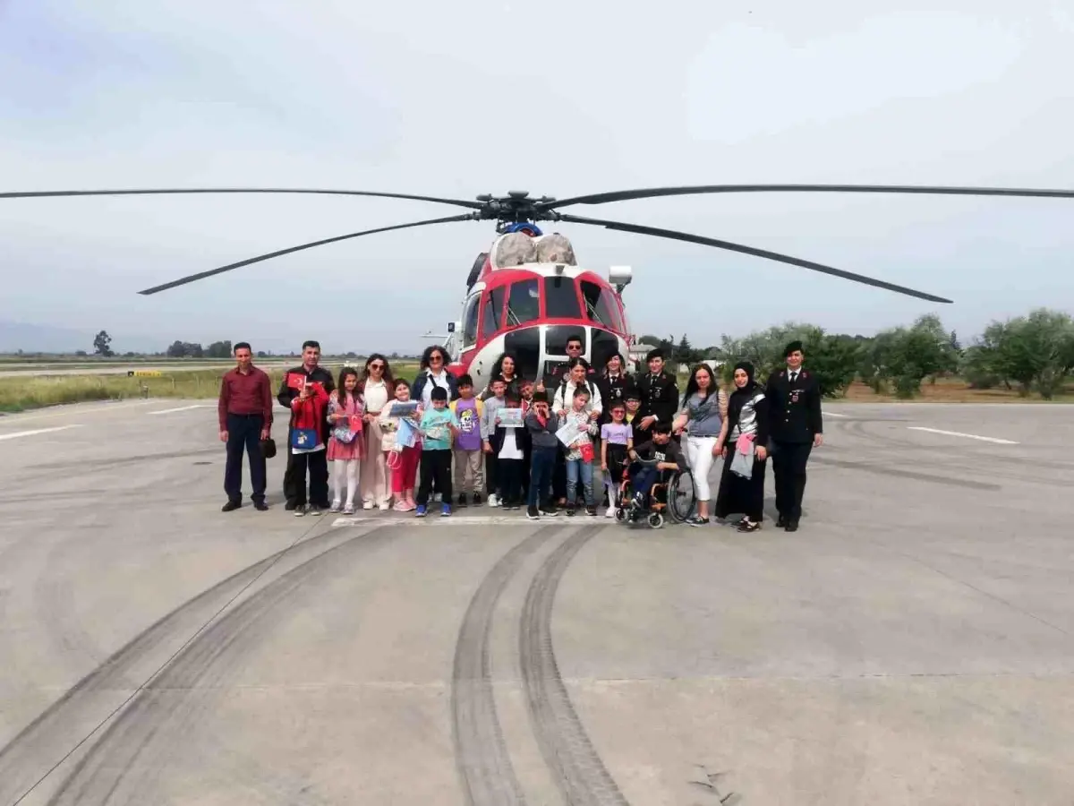 Özel çocuklar Engelliler Haftası için Aydın Jandarma Filo Komutanlığı\'nda ağırlandı