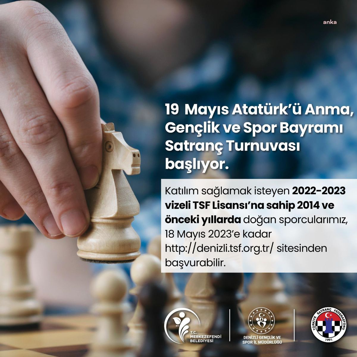 19 Mayıs\'a Özel Satranç Turnuvası Merkezefendi\'de Düzenlenecek