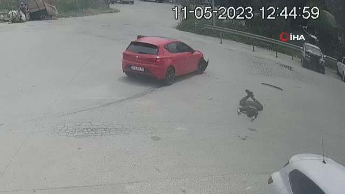 Antalya\'da çocuk sürücü motosiklet kazası