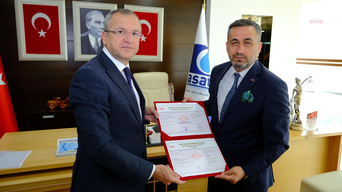 ASAT, TSE\'den Risk Yönetim Sistemi Belgesi Aldı