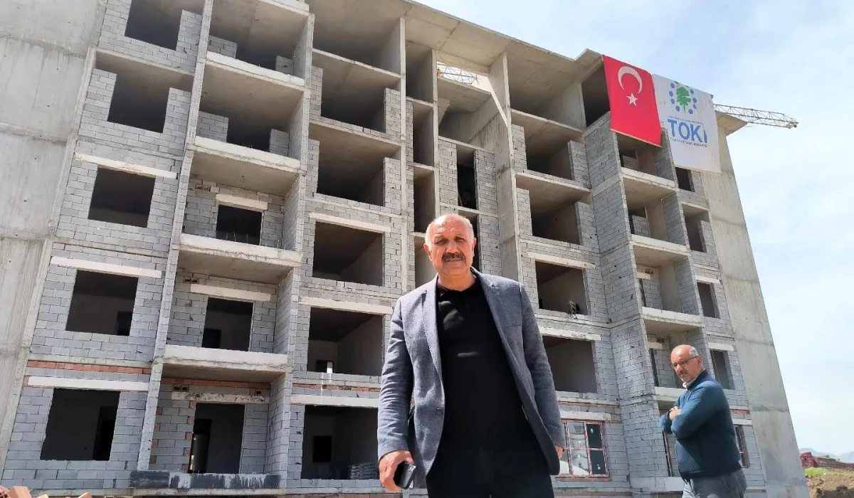Malatya\'da depremzedeler için TOKİ tarafından 952 kalıcı konut inşa ediliyor