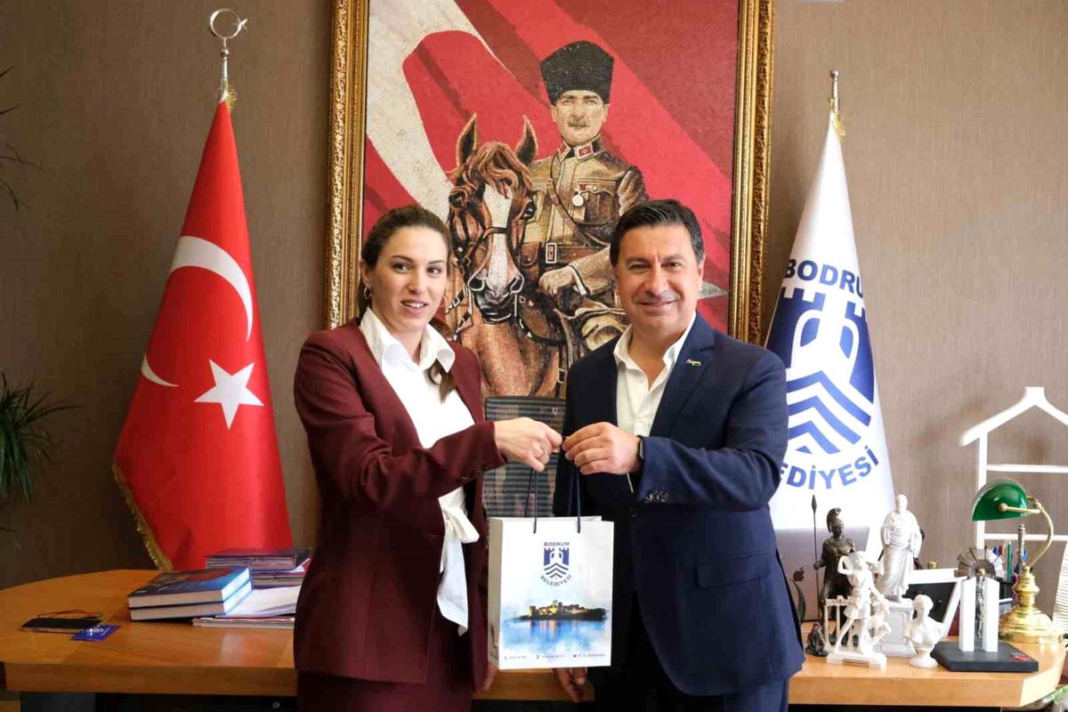 Montenegro Heyeti Bodrum Belediye Başkanı Ahmet Aras ile Görüştü