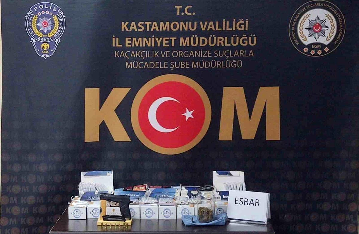 Kastamonu\'da Uyuşturucu Operasyonu: 2 Şahıs Gözaltına Alındı