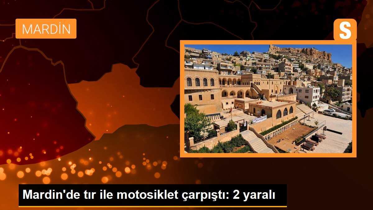 Mardin Nusaybin\'de Tır ve Motosiklet Çarpıştı: 2 Yaralı