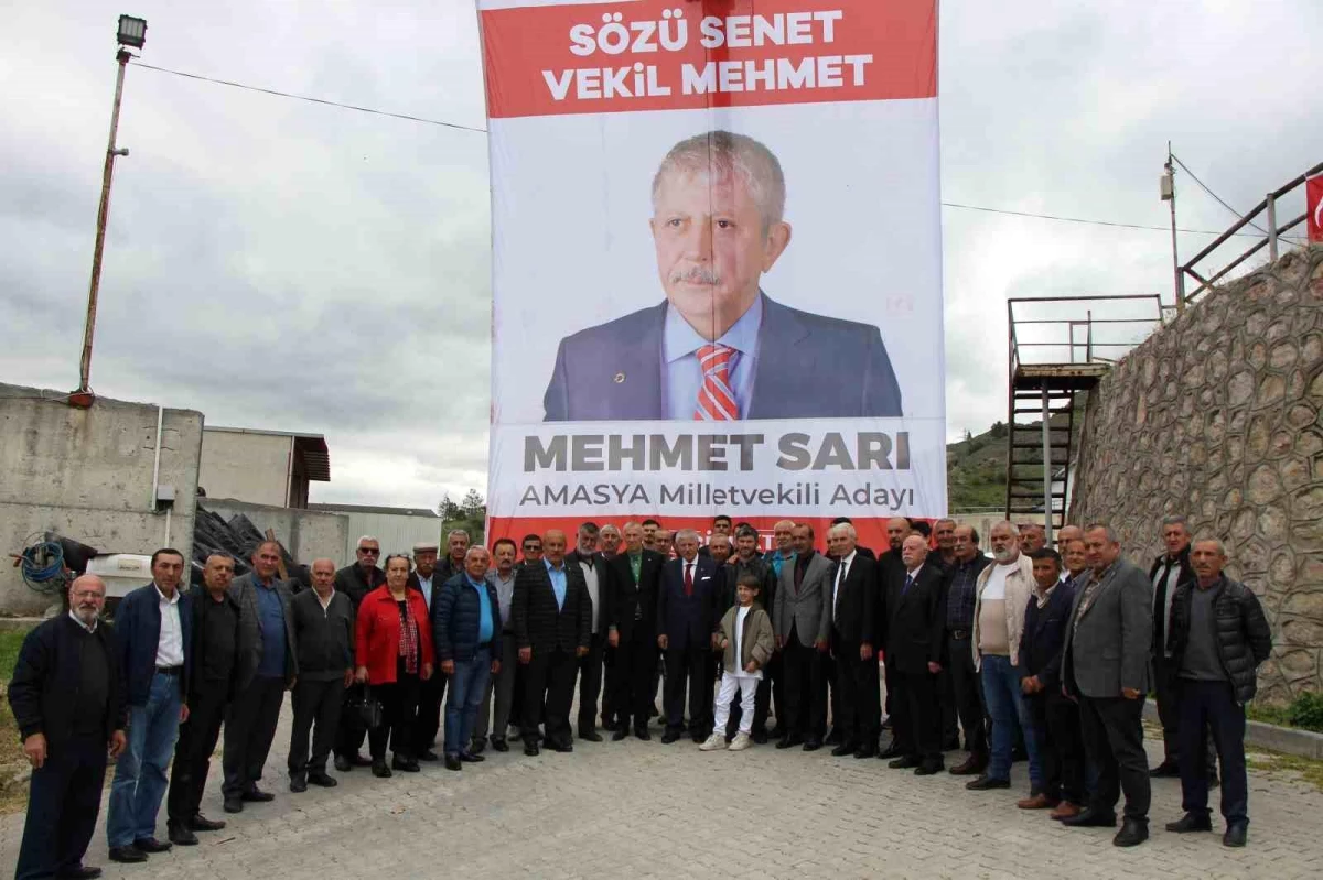 MHP Amasya milletvekili adayı Mehmet Sarı, Amasya için çalışıyor