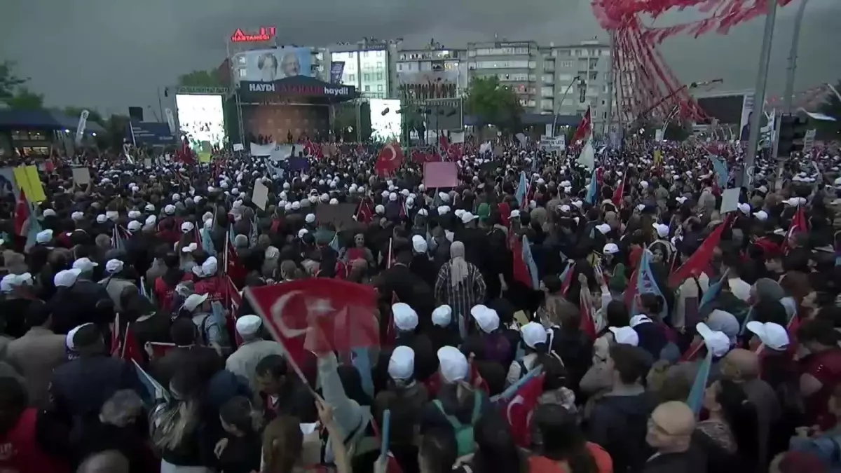 Millet İttifakı Ankara Mitingi… Ekrem İmamoğlu: "Bu Millet Senden Korkmaz. Bu Millet Bir Tek Allah\'tan Korkar"