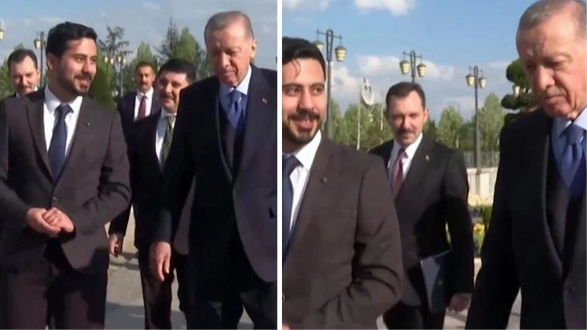 Cumhurbaşkanı Erdoğan, kendisini taklit eden Muhammed Nur Nahya\'ya gülmedi