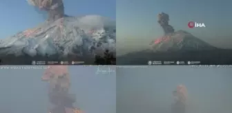 Popocatepetl Yanardağında şiddetli patlama: Küller evlere kadar ulaştı