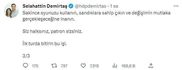 Selahattin Demirtaş'tan Muharrem İnce'nin adaylıktan çekilmesine ilişkin ilk yorum