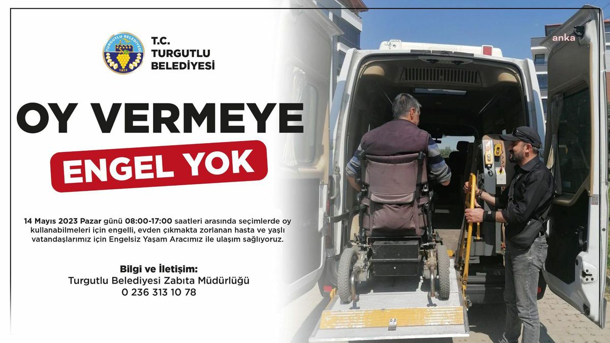 Turgutlu Belediyesi Özel Gereksinimlilere Ücretsiz Ulaşım Sağlayacak