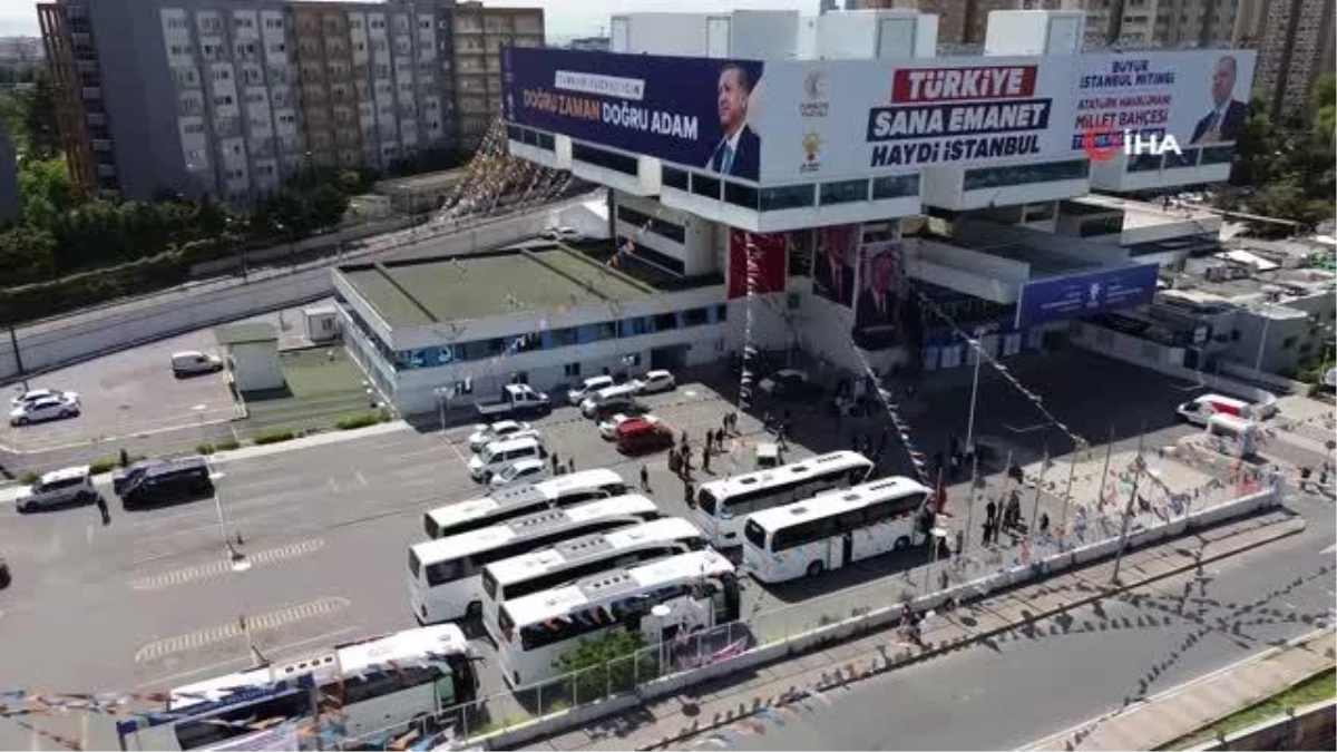 AK Parti İstanbuldan Anadoluya 1000 otobüs
