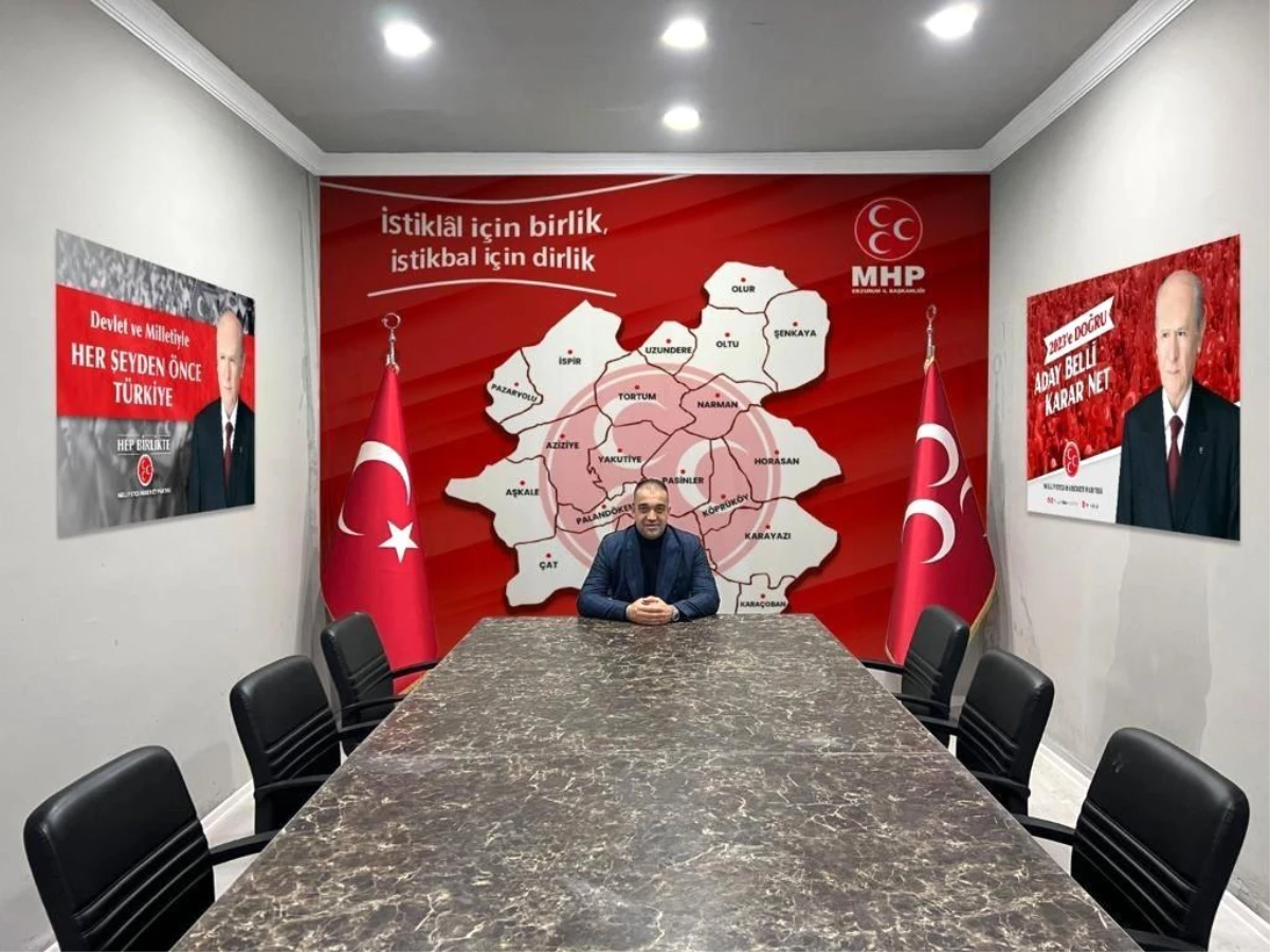 MHP Erzurum İl Başkanı Adem Yurdagül\'den Seçim Öncesi Mesaj