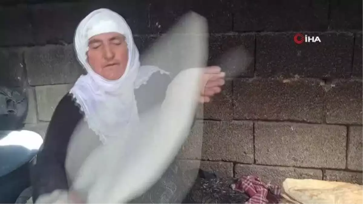 Bitliste 81 yaşındaki kadın gençlere taş çıkartıyor